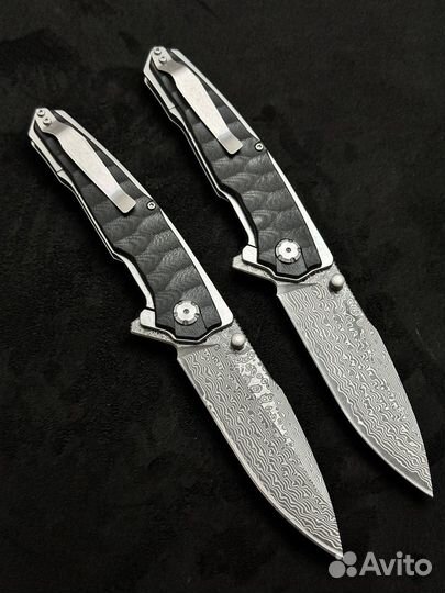 Нож камень дамаск