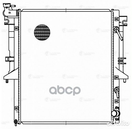 Радиатор охлаждения mitsubishi L200 2.4 2015