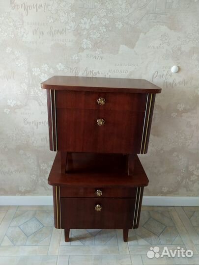 Две прикроватные тумбы винтаж - ГДР