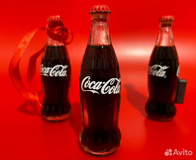 Набор 3 мини бутылочки Кока-кола Coca-Cola
