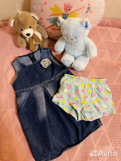 Вещи пакетом на девочку 92 98