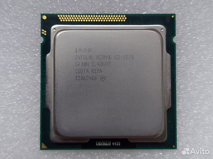Intel Xeon E3-1270 (аналог i7) LGA1155