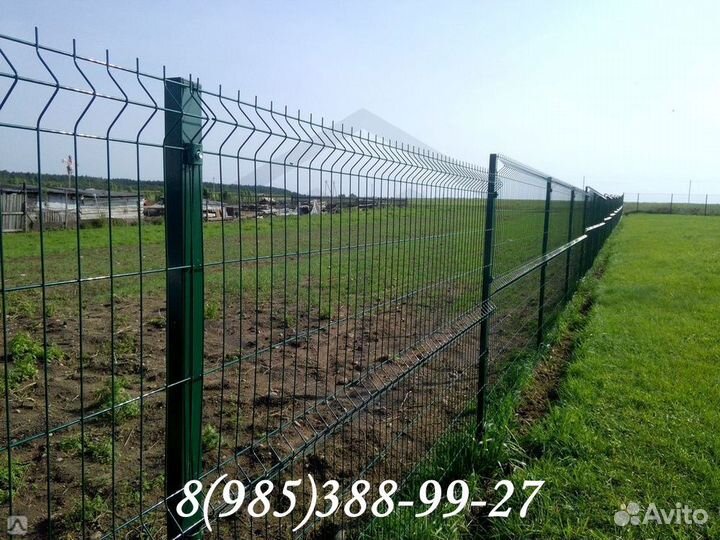 Забор из 3д сетки