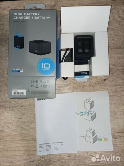 Зарядное устройство и аккумулятор go pro