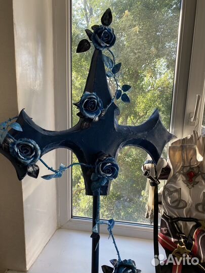 Косплей Розарии геншин uwowo