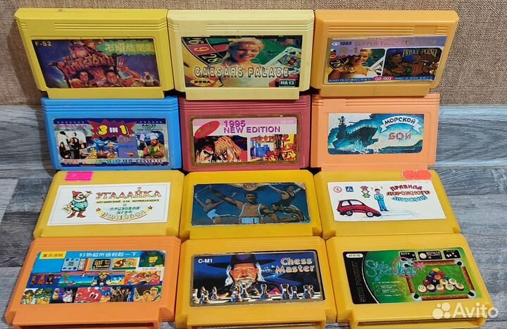 Картриджи Денди