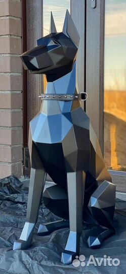 Полигональные фигуры из металла