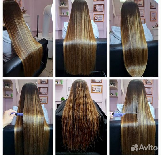 Кератиновое выпрямление волос/ботокс волос