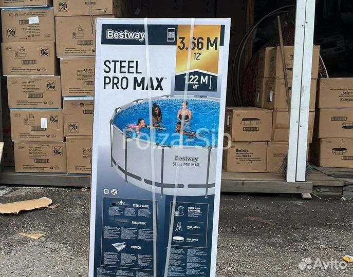 Каркасный бассейн 366х122