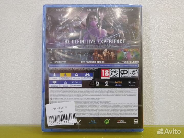 Новый диск Mortal Kombat 11 Ultimate Ps4