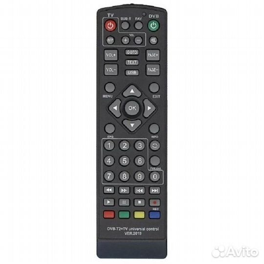 Пульт для цифровой приставки DVB-T2 (20 каналов)
