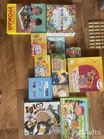 Набор из 13 настольных игр 3+