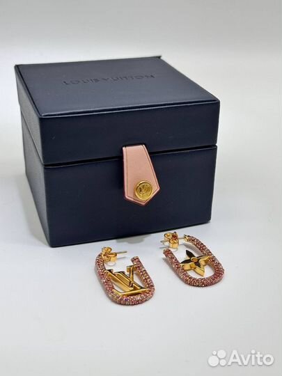 Серьги louis vuitton