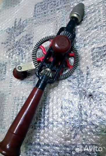 Ручная дрель СССР механическая