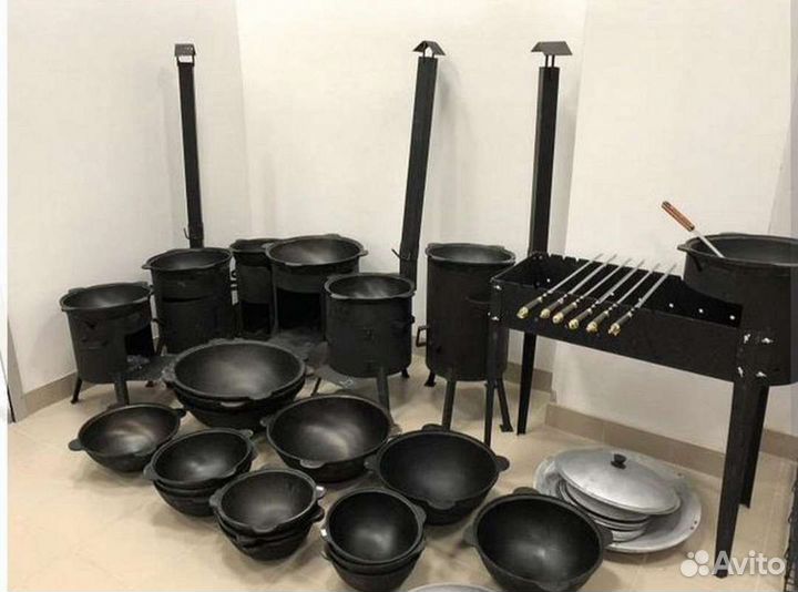 Казан чугунный 12 литров толстостенный