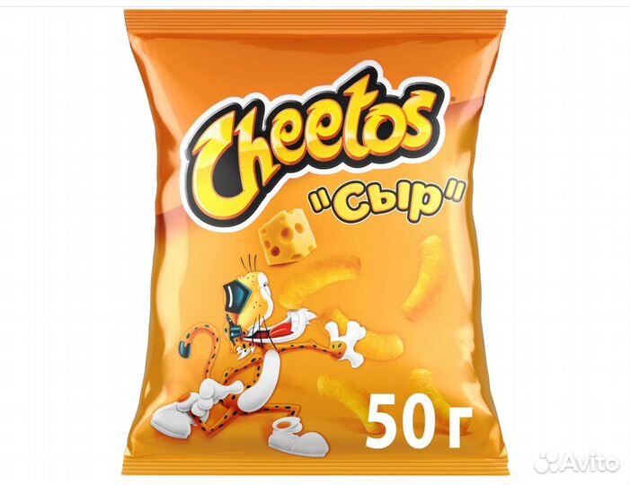 Кукурузные снеки Cheetos Сыр 50г Frito-Lay