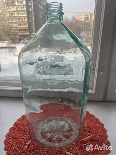 Бутылка стеклянная 20 литров
