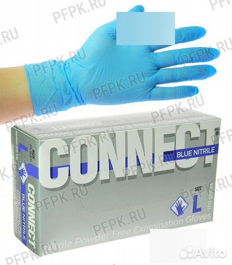 Перчатки медицинские нитриловые