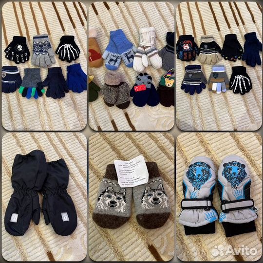 Перчатки и варежки 4-6 лет