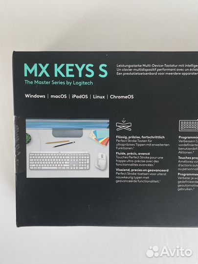 Клавиатура Logitech MX Keys S новая из Германии
