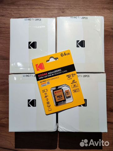 Карта памяти MicroSD 64gb Kodak