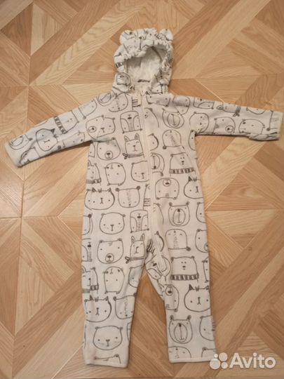 Флисовый комбинезон