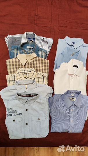 Рубашки пакетом от 128 до 140 (10 шт)