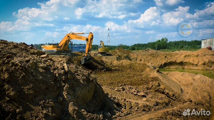 Котлованный грунт доставим от 100 кубометров