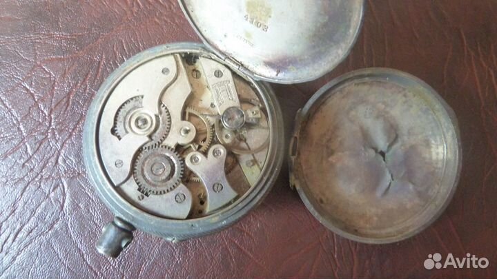 Серебряные карманные часы - 19 век. торг. обмен