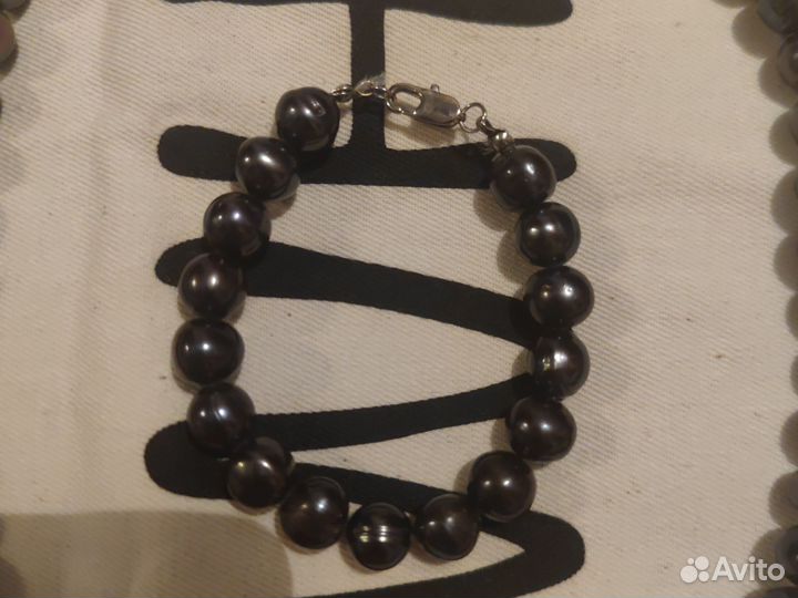 Бусы из натурального жемчуга