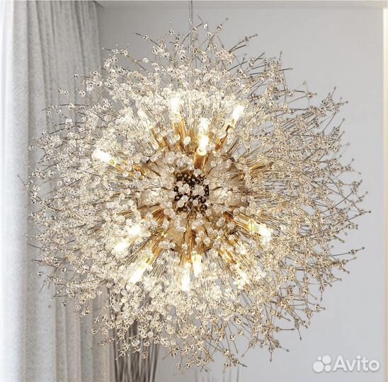Люстра новая шар