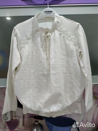Белые блузки для школы