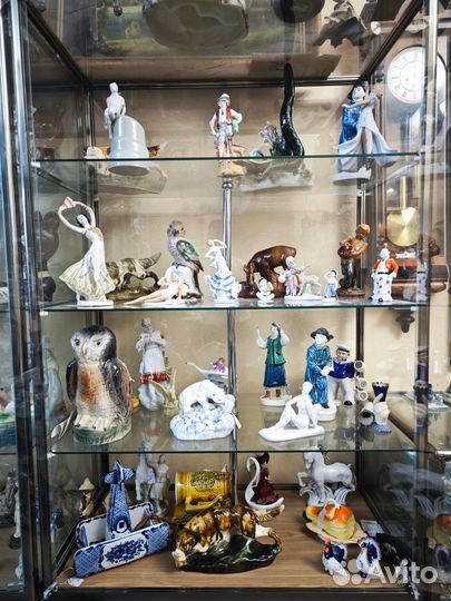 Фарфоровые статуэтки лфз вербилки дулево конаково