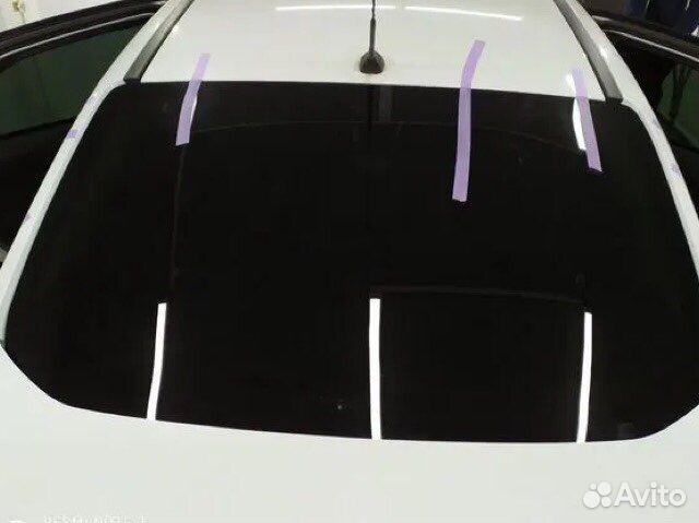 Черные стекло на ford 3