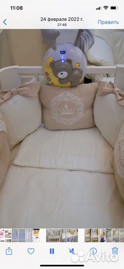 Бортики в кроватку