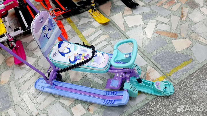 Снегокат тс-6 с колёсами (новый)