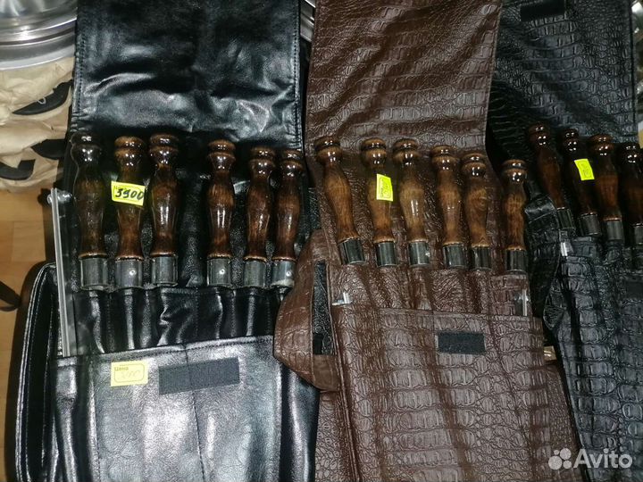 Шампуры в чехле, набор шампуров в чехле, подарочны