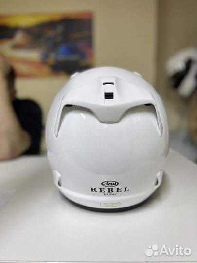 Мото шлем arai rebel white, xs