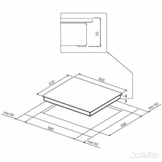 Встраиваемая электро панель Graude EK 60.2 E