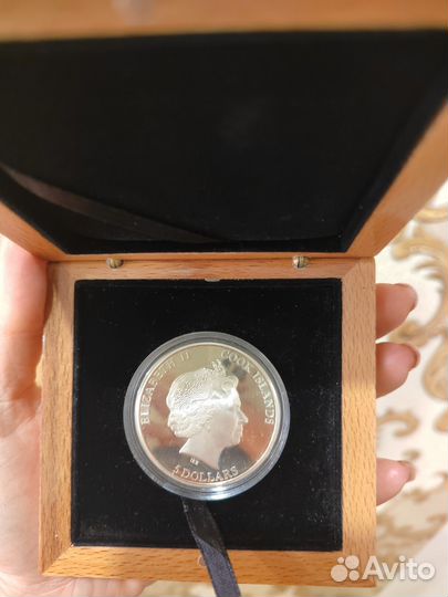 Монета серебро