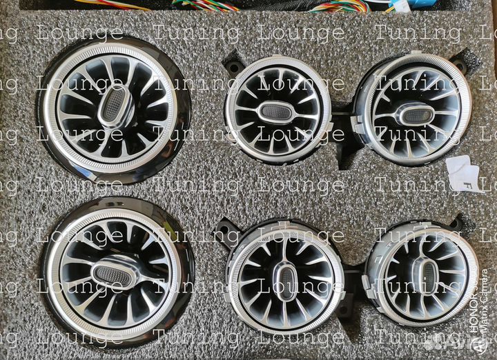 Воздуховоды салона Mercedes E213 с подсветкой