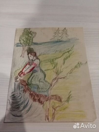 Рисунки 1948 года детские