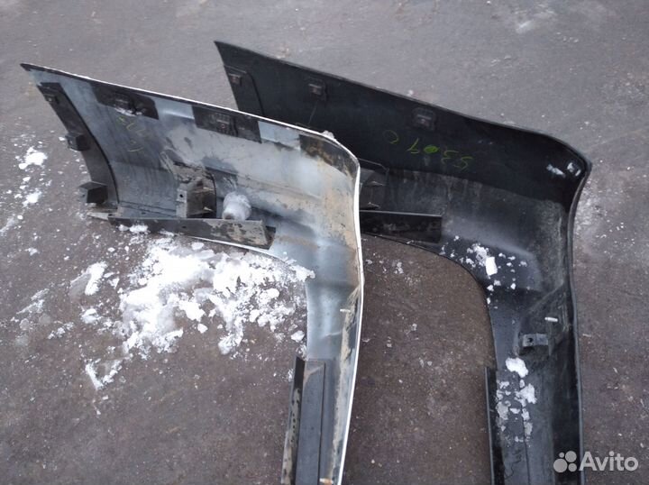 Губа задняя Lexus LX570 2008-2011