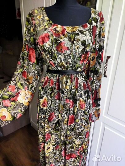 Платье панбархат натур шёлк