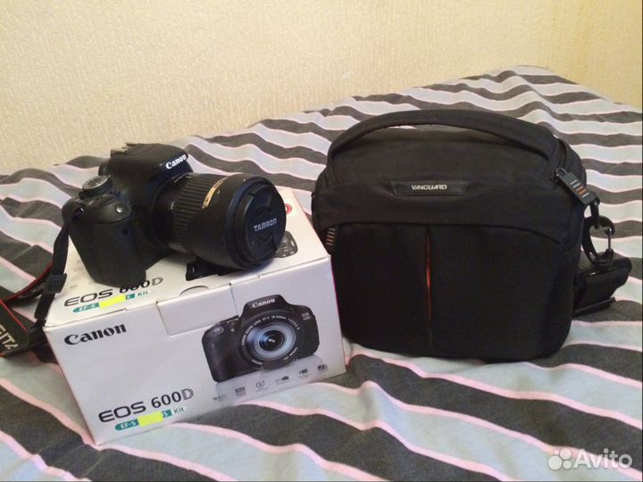 Canon 600d с объективом tamron 18-270