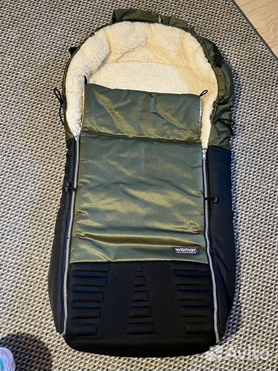 Конверт в коляску из овчины