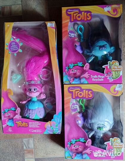 Тролли, Trolls, фигурки, сюрпризы