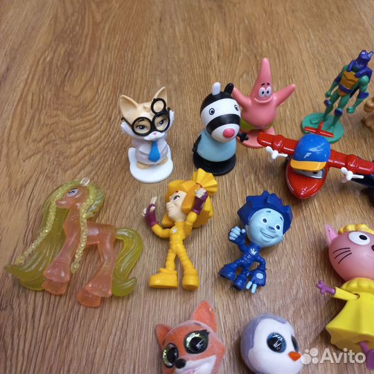 Фигурки три кота, фиксики, джет, свитбокс