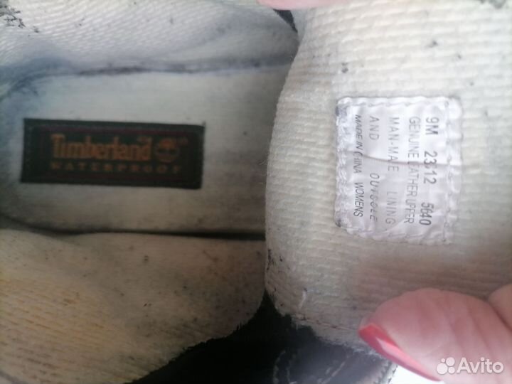Ботинки демисезонные timberland 38,5-39р. Оригинал