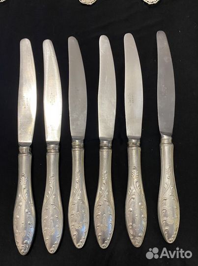 Ножи десертные Пламя олимпиада мельхиор,товары из